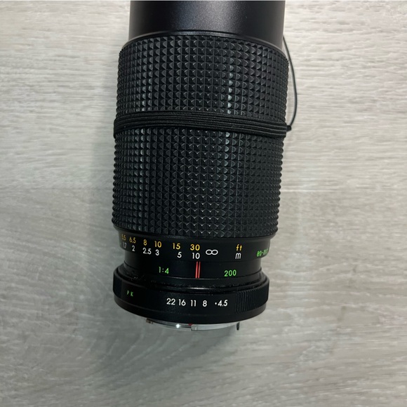 Used Image MC Pentax 1:4.5 f=80-200mm Manual Lens for Pentax P K Camera Autozoom - Picture 8 of 8